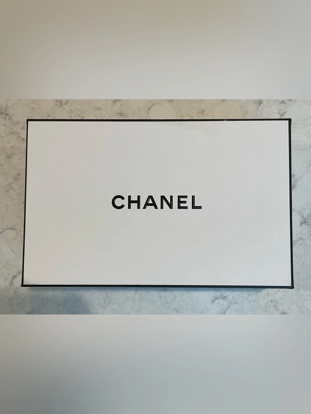 Authentic Chanel perfume box with original packaging